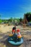 Camping Francia Landas : Aire de jeux pour les petits enfants